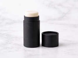 Push-up Deo Stick "Eco" aus Pappe, mattschwarz, 70ml, 3 Stk.